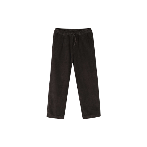 Jenest Comfy Pants Dark Fondant Brown – donkerbruine ribfluwelen broek voor jongens | Verkrijgbaar bij Little Fashion Addict