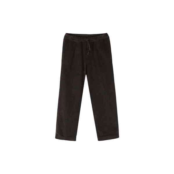 Jenest Comfy Pants Dark Fondant Brown – donkerbruine ribfluwelen broek voor jongens | Verkrijgbaar bij Little Fashion Addict