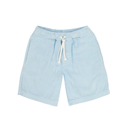 Lichtblauwe Hug Shorts van Jenest voor jongens in zacht ribfluweel | Hug Shorts Water Blue - verkrijgbaar bij Little Fashion Addict