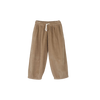 Jenest Maggy Pants Caramel Brown – bruine ribfluwelen ballonbroek voor meisjes met elastische tailleband | Verkrijgbaar bij Little Fashion Addict