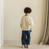 Blauwe comfy chino broek voor jongens van Jenest | Jenest Comfy Chino Sea Blue | Verkrijgbaar bij Little Fashion Addict 