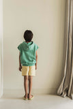 Stijlvolle jongensshorts in lichtgeel van Jenest | Knox Shorts Faded Yellow | Verkrijgbaar bij Little Fashion Addict