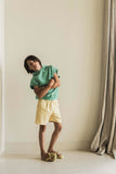 Stijlvolle jongensshorts in lichtgeel van Jenest | Knox Shorts Faded Yellow | Verkrijgbaar bij Little Fashion Addict