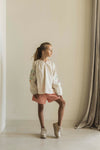 Jenest Lilly Blouse | Trendy en zachte poplin blouse met bloemenborduursel voor meisjes | Verkrijgbaar bij Little Fashion Addict
