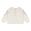 Jenest Lilly Blouse | Trendy en zachte poplin blouse met bloemenborduursel voor meisjes | Verkrijgbaar bij Little Fashion Addict