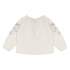 Jenest Lilly Blouse | Trendy en zachte poplin blouse met bloemenborduursel voor meisjes | Verkrijgbaar bij Little Fashion Addict