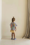 Lichtgele lou short voor meisjes van Jenest. | Lou Shorts Egg Yellow | Verkrijgbaar bij Little Fashion Addict