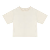 Oversized Mase Logo t-shirt voor jongens van het merk, Jenest. | Mase Oversized Logo Shirt Ecru verkrijgbaar bij Little Fashion Addict
