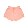 Stijlvolle abrikooskleurige short voor meisjes van Jenest | Mimi Shorts Peach Orange | Verkrijgbaar bij Little Fashion Addict