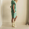 Lichtgroene short voor jongens en meisjes van Jenest. | Xavi Shorts Watermelon Green | Verkrijgbaar bij Little Fashion Addict