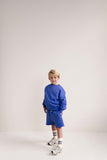 Ted Shorts Cobalt Blue van Jenest - Kobaltblauwe sweatshort voor jongens | Ontdek Jenest bij Little Fashion Addict