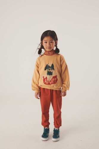 Littlefashionaddict - Letter To The World - Fur Therapy - AW23 - Jack Sweatshirt - Sweater met hondenprint voor meisjes - Beschikbaar vanaf 4 tot 11 jaar bij Littlefashionaddict.com