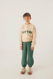 Littlefashionaddict - Letter To The World - Fur Therapy - AW23 - LTTW Jumper Cream - Crèmekleurige sweater voor jongens en meisjes - Beschikbaar vanaf 4 tot 11 jaar bij Littlefashionaddict.com