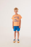 Stijlvolle LTTW T-shirt in sorbetkleur voor jongens en meisjes | Letter To The World | Verkrijgbaar bij Little Fashion Addict