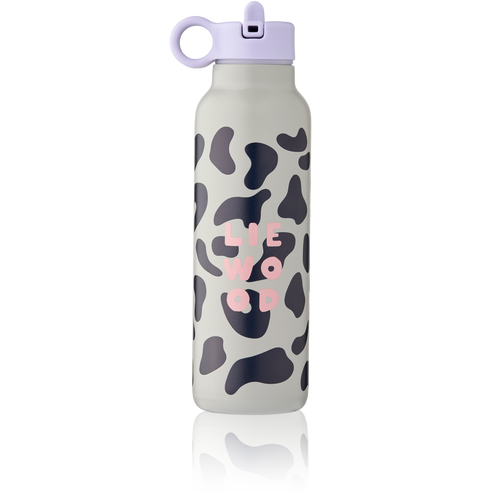 Liewood Falk drinkfles 500 ml Mega Leo Mist met luipaardprint | Ontdek Liewood bij Little Fashion Addict