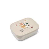 Lunchbox van Liewood in sandy | Arthur Lunchbox Around the World Sandy | Ontdek Liewood bij Little Fashion Addict