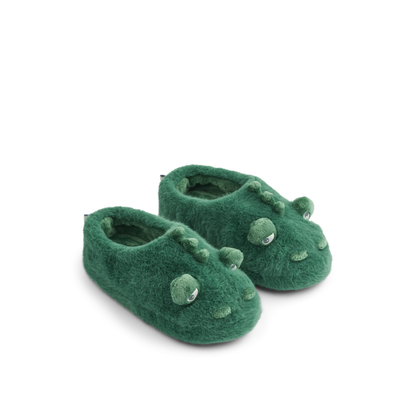 Krokodillenpantoffels van Liewood in garden green | Aviaja Crocodile Slippers Garden Green | Ontdek Liewood bij Little Fashion Addict