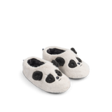Pandapantoffels van Liewood in sandy en dark grey | Aviaja Panda Slippers Sandy Dark Grey | Ontdek Liewood bij Little Fashion Addict