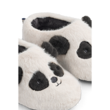 Pandapantoffels van Liewood in sandy en dark grey | Aviaja Panda Slippers Sandy Dark Grey | Ontdek Liewood bij Little Fashion Addict