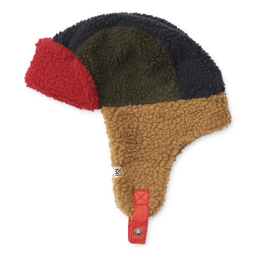 Littlefashionaddict - Liewood - AW23 - Bravo Pile Hat - Army Brown multi mix - Voor meisjes en jongens  - Jongens- en Meisjesmuts - Pilotenmuts - Vanaf 3 tot 8 jaar in stock en verkrijgbaar bij Little Fashion Addict