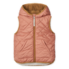 Littlefashionaddict - Liewood - AW23 - Diana Reversible Vest - Tuscany Rose Mix - Voor meisjes - Meisjesjas - Vanaf maat 104 in stock en verkrijgbaar bij Little Fashion Addict