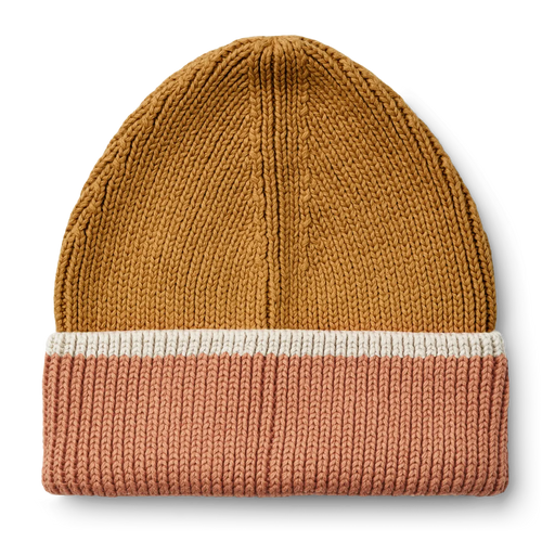 Littlefashionaddict - Liewood - AW23 - Ezra Beanie Hat - Tuscany Rose Mix - Voor meisjes - Meisjesmuts - Vanaf 3 tot 8 jaar in stock en verkrijgbaar bij Little Fashion Addict