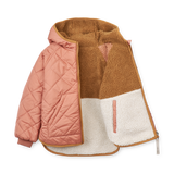 Littlefashionaddict - Liewood - AW23 - Jackson Reversible Jacket - Tuscany Rose Mix - Voor meisjes - Meisjesjas - Vanaf maat 104 tot maat 140 in stock en verkrijgbaar bij Little Fashion Addict