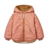 Littlefashionaddict - Liewood - AW23 - Jackson Reversible Jacket - Tuscany Rose Mix - Voor meisjes - Meisjesjas - Vanaf maat 104 tot maat 140 in stock en verkrijgbaar bij Little Fashion Addict