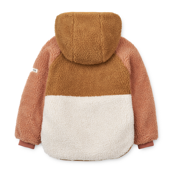 Littlefashionaddict - Liewood - AW23 - Jackson Reversible Jacket - Tuscany Rose Mix - Voor meisjes - Meisjesjas - Vanaf maat 104 tot maat 140 in stock en verkrijgbaar bij Little Fashion Addict