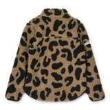 Nolan teddy fleece jas voor jongens en meisjes | Nolan Pile Jacket Mega Leo Oat Mix | Ontdek Liewood bij Little Fashion Addict