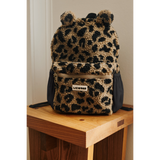 Liewood Andreas teddy rugzak met berenoortjes en luipaardprint voor jongens en meisjes | Ontdek Liewood bij Little Fashion Addict