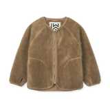 Liewood Calina pile jacket oat unisex teddy jasje voor kids | Calina Pile Jacket Oat | Ontdek Liewood bij Little Fashion Addict