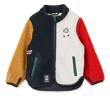 Liewood Nolan pile jacket Around the World multi mix voor jongens en meisjes | Ontdek Liewood bij Little Fashion Addict