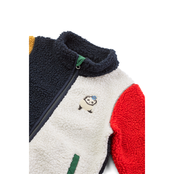 Liewood Nolan pile jacket Around the World multi mix voor jongens en meisjes | Ontdek Liewood bij Little Fashion Addict