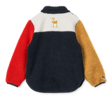 Liewood Nolan pile jacket Around the World multi mix voor jongens en meisjes | Ontdek Liewood bij Little Fashion Addict