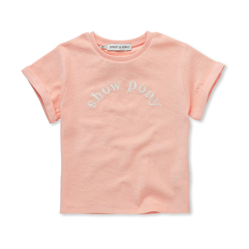 Zachte Terry T-shirt voor meisjes van 4 tot 10 jaar uit de Champions League of Fun collectie 