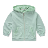 Unisex Hoodie met rits in muntgroen van Sproet & Sprout | Sweatshirt Hoody Sproet Silt Green uit de Champions League of Fun Collectie - Verkrijgbaar bij Little Fashion Addict