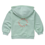 Unisex Hoodie met rits in muntgroen van Sproet & Sprout | Sweatshirt Hoody Sproet Silt Green uit de Champions League of Fun Collectie - Verkrijgbaar bij Little Fashion Addict