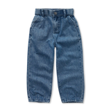 Jongens denim broek in denim blue van Sproet & Sprout uit de Champions League of Fun - Verkrijgbaar bij Little Fashion Addict