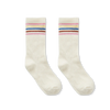 sportsokken met roze strepen voor meisjes van Sproet & Sprout | Uit de Champions League of Fun - Verkrijgbaar bij Little Fashion Addict