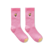 Sokken met een geborduurd ijsje in het roze voor meisjes van Sproet & Sprout uit de Champions League of Fun Collectie | SS26
