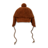 Littlefashionaddict - Sproet & Sprout - AW23 - The Alpine Hut - Cap Teddy Chestnut - Bruine pilotenmuts - Voor jongens en meisjes - Vanaf 4 tot 10 jaar in stock en verkrijgbaar bij Little Fashion Addict