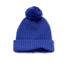 Littlefashionaddict - Sproet & Sprout - AW23 - The Alpine Hut - Beanie pompom Ultra Blue - Voor jongens en meisjes - Vanaf 4 tot 10 jaar in stock en verkrijgbaar bij Little Fashion Addict