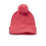 Littlefashionaddict - Sproet & Sprout - AW23 - The Alpine Hut - Beanie pompom Raspberry Pink - Voor meisjes - Vanaf 4 tot 10 jaar in stock en verkrijgbaar bij Little Fashion Addict