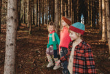 Littlefashionaddict - Sproet & Sprout - AW23 - The Alpine Hut - Beanie Colourblock Ice Blue - Voor jongens en meisjes - Vanaf 4 tot 10 jaar in stock en verkrijgbaar bij Little Fashion Addict