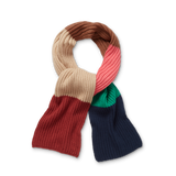 Littlefashionaddict - Sproet & Sprout - AW23 - The Alpine Hut - Sjaal voor jongens en meisjes - Scarf Colourblock - Vanaf 4 tot 10 jaar in stock en verkrijgbaar bij Little Fashion Addict