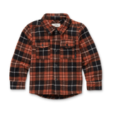 Littlefashionaddict - Sproet & Sprout - AW23 - The Alpine Hut - Shirt Boys Flannel Check in het Barn Red - Voor jongens - Vanaf 4 tot 10 jaar in stock en verkrijgbaar bij Little Fashion Addict