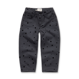 Littlefashionaddict - Sproet & Sprout - AW23 - The Alpine Hut - Meisjesbroek - Denim Pants Snowball Print - Voor meisjes - Vanaf 4 tot 10 jaar in stock en verkrijgbaar bij Little Fashion Addict