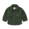 Teddy shirt jacket voor meisjes in evergreen van Sproet & Sprout | Verkrijgbaar bij Little Fashion Addict
