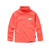 Coltrui voor meisjes in grenadine met hoge hals en Heart Planet print van Sproet & Sprout | A Cosmic Romance Collectie | Turtle neck Saturn Grenadine